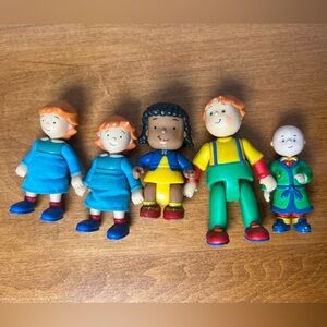 Caillou TV Show Figures Lot Collectible